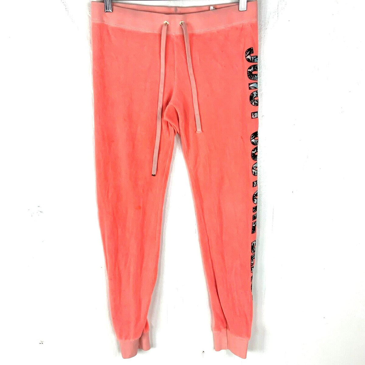 Juicy Couture Velour Women39s Sweat Pants XS Pink Graphic Tee – Feel-Good Design · High-Quality Print