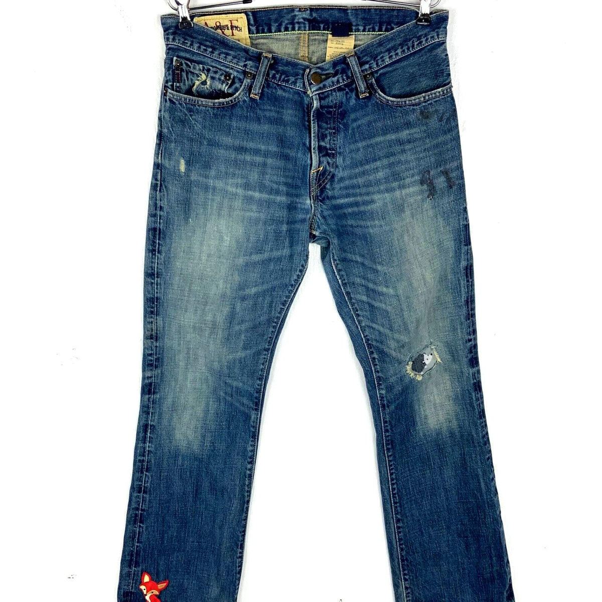 Vintage Abercrombie Fitch Denim Jean Womens 30x30 Dark Wash Bootcut Embroider Graphic Tee – Premium Graphic · Trending Graphic Apparel