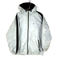 Vintage Nike Jacket XL Gray Full Zip Fleece Lined Hooded Y2K Graphic Tee – Fan Favorite · Must-Have Style