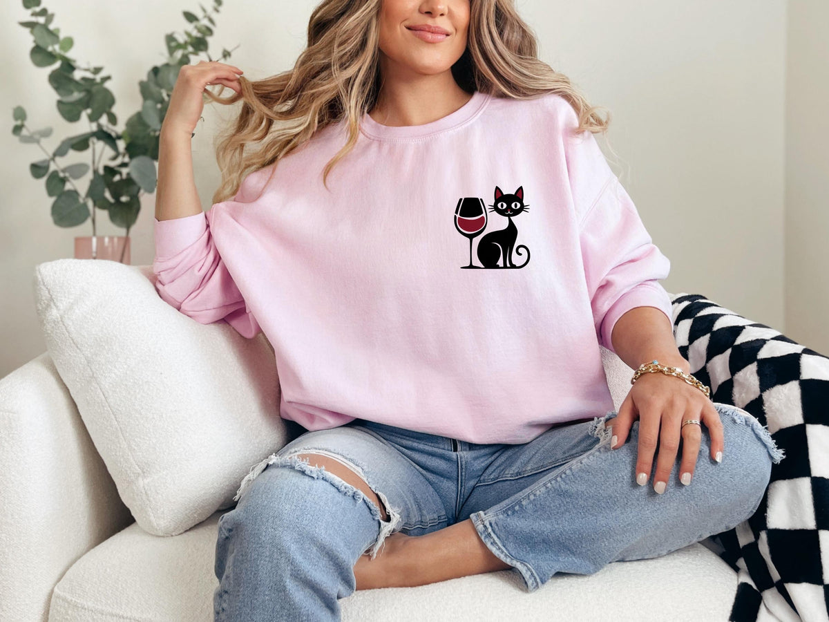 Cat Mama Sweatshirt Cat Mom Sweatshirt Cat Sweatshirt for Cat Mom Gift For Cat Mom Cat Lover Gift Cat Shirt Mom Shirt Black Cat Sweat Sweatshirt – Easygoing Wear · High-Quality Print