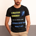 I Match Energy Shirt Lightning Bolt Design Edgy Fashion Tee Free Shipping USA Graphic Tee – Aesthetic Look · Great Gift For Fans