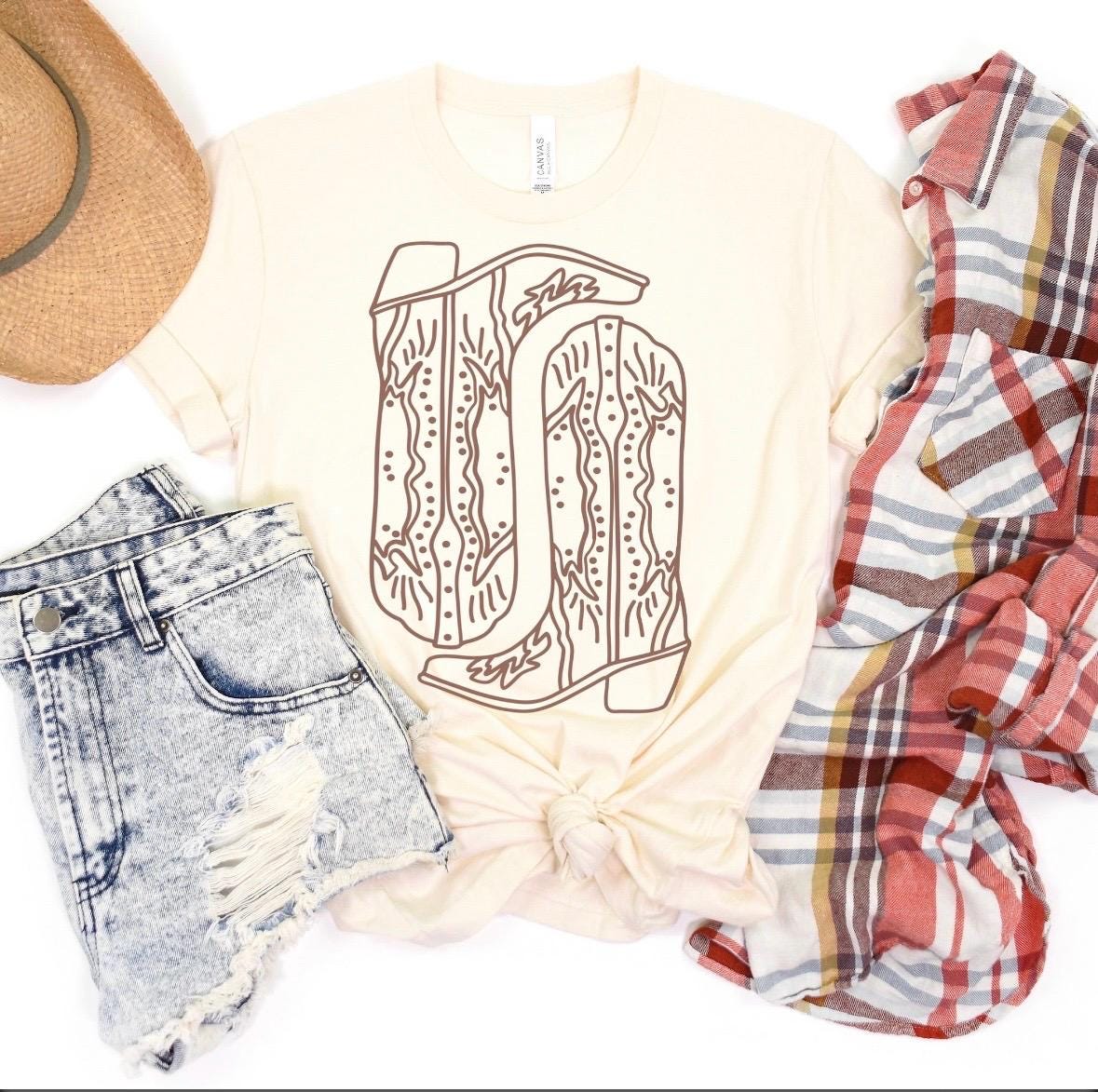 Rose Gold Boot T Shirt Graphic Tee – Soft Feel · Great Gift For Fans