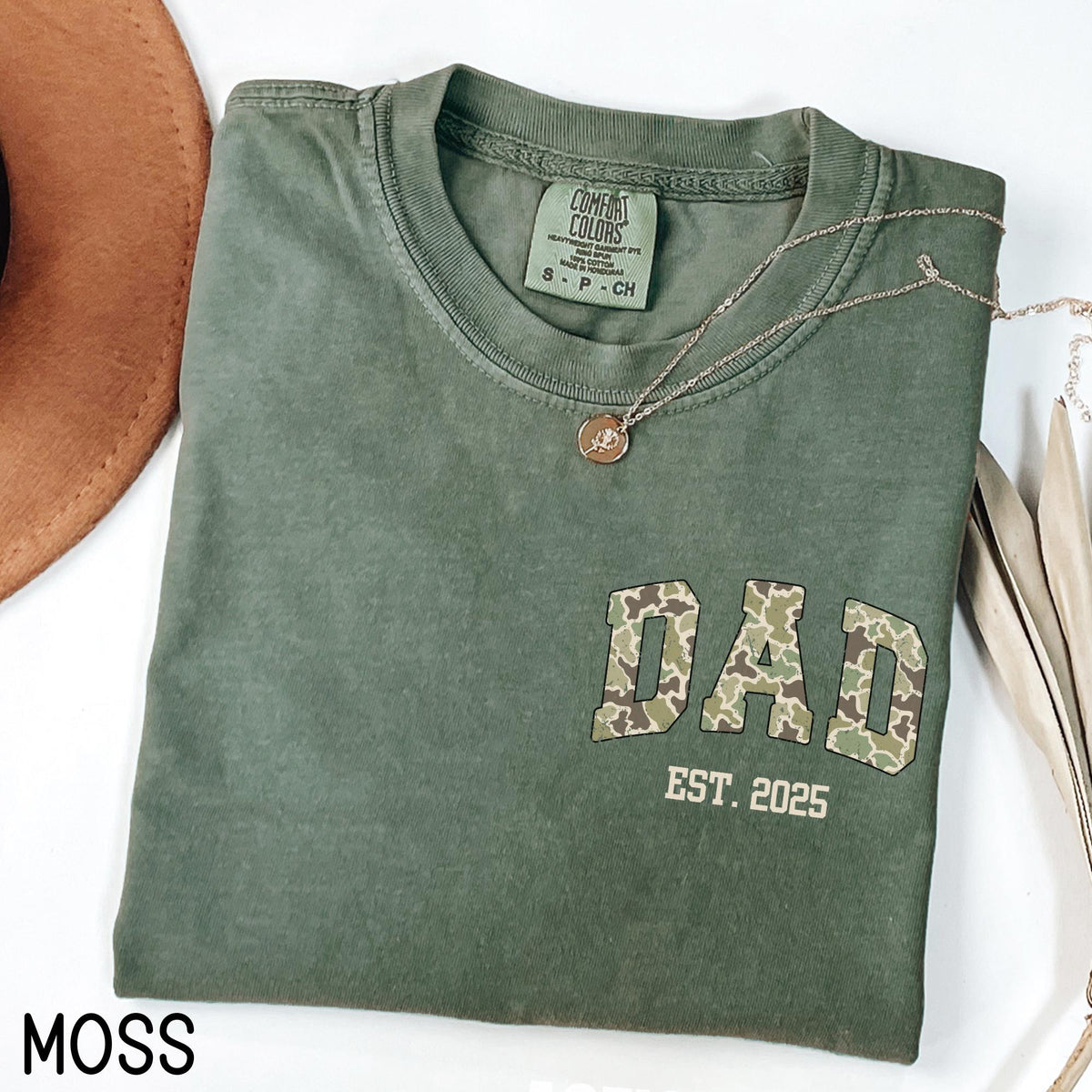 Custom Camo Dad Hunting Est Shirt Personalized Camouflage Dad Shirt New Dad Gift Father39s Day Gift Gift For Hunter Graphic Tee – Easygoing Wear · Top Pick For Any Outfit