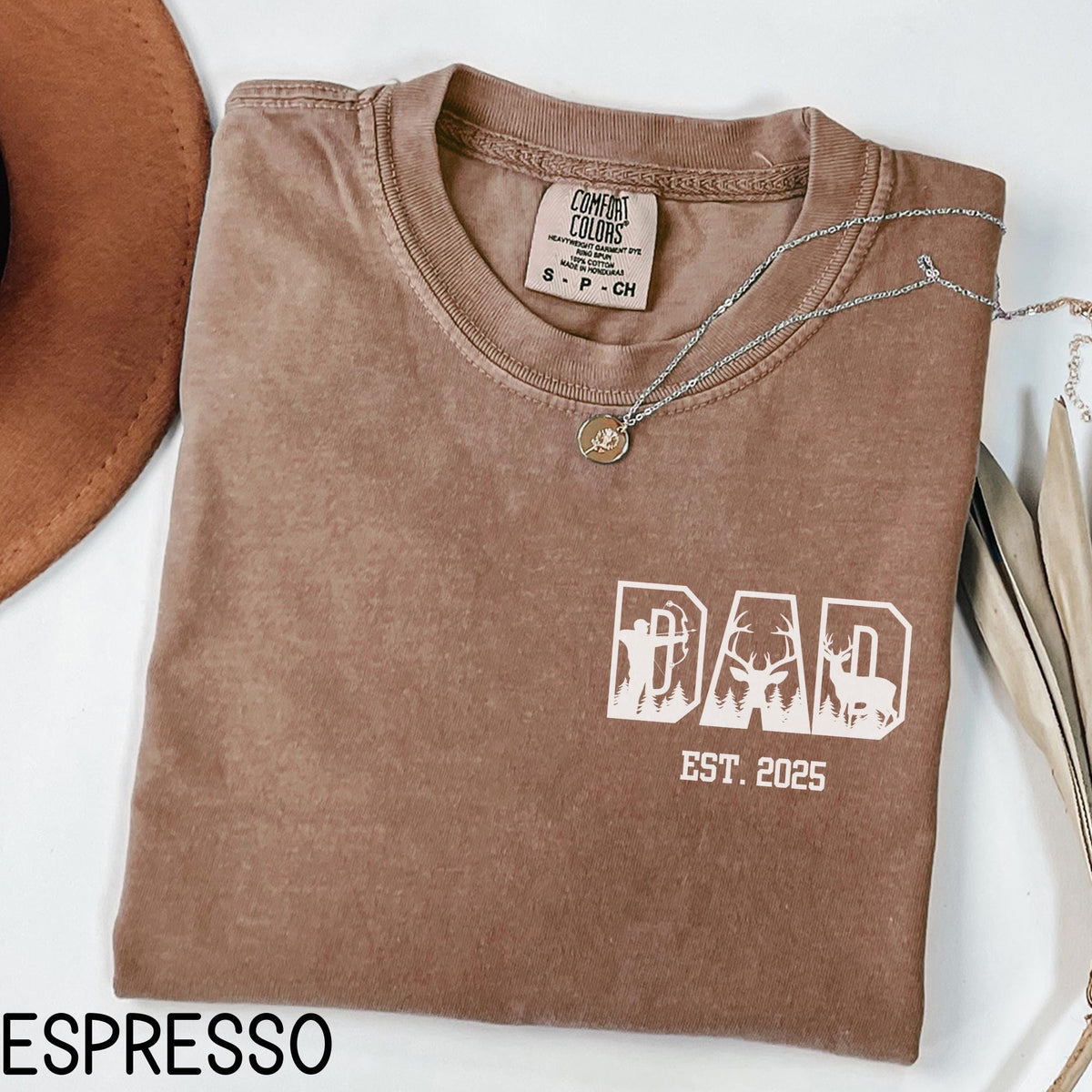 Custom Hunting Dad Est Shirt Personalized Deer Hunter Dad Shirt New Dad Gift Father39s Day Gift Birth Announcement Shirt Graphic Tee – Fan Favorite · Top Pick For Any Outfit