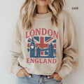 Vintage London Sweatshirt Retro England Jumper Cool UK Crewneck Classic British Pullover London Travel Top Sweatshirt – Soft Feel · Trending Graphic Apparel