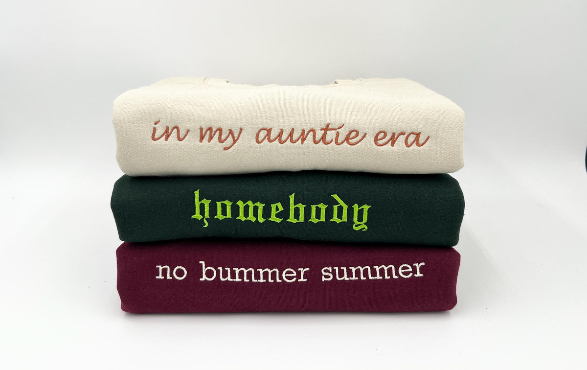 Custom Embroidered Sweatshirt Personalized Embroidered Shirt Custom Text Sweatshirt Name On Sleeve Father39s Day Gift Gift for Dad Sweatshirt – Everyday Comfort · Perfect For Daily Wear