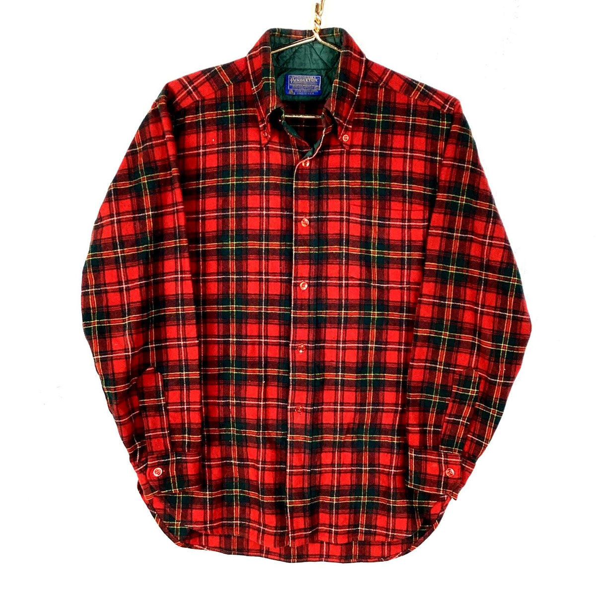 Vintage Pendleton Wool Flannel Shirt Size Medium Red Plaid Made In Usa Graphic Tee – Warm & Stylish · High-Quality Print