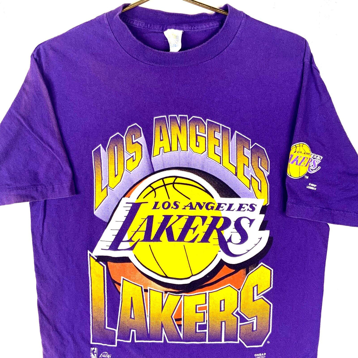 Vintage Los Angeles Lakers Tshirt Large Tall Purple Nba Single Stitch 90s Graphic Tee – Soft Feel · Perfect For Daily Wear