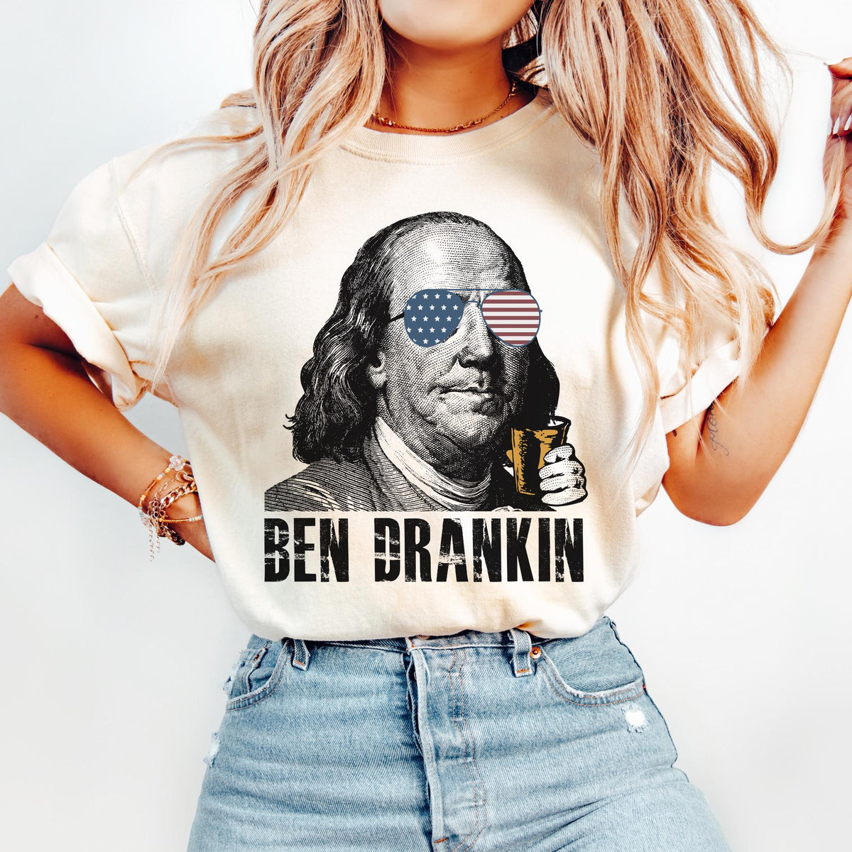 Ben Drankin Benjamin Franklin Shirt July 4th TShirt Usa Patriotic Tee 4th of July Party TShirt Trendy Usa Celebration Shirt Boom Bitch Graphic Tee – Cozy Vibes · Trending Graphic Apparel