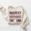 Suspect Claims Baseball Sweatshirt Baseball Mom Baseball Mama Baseball Sweater Baseball Sweatshirt Gift for Mom Baseball Mom Gift Sweatshirt – Soft Feel · Perfect For Daily Wear