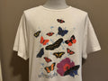Vintage 90s Butterflies Wildlife Bugs Flower Nightgown Tshirt XXL Graphic Tee – Soft Feel · Trending Graphic Apparel