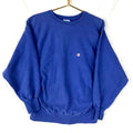 Vintage Champion Reverse Weave Warmup Sweatshirt Crewneck Size Large Blue Sweatshirt – Premium Graphic · Must-Have Style