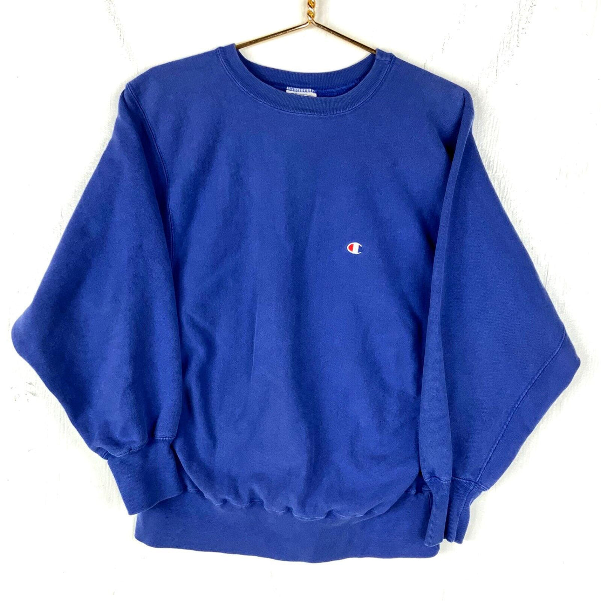 Vintage Champion Reverse Weave Warmup Sweatshirt Crewneck Size Large Blue Sweatshirt – Premium Graphic · Must-Have Style