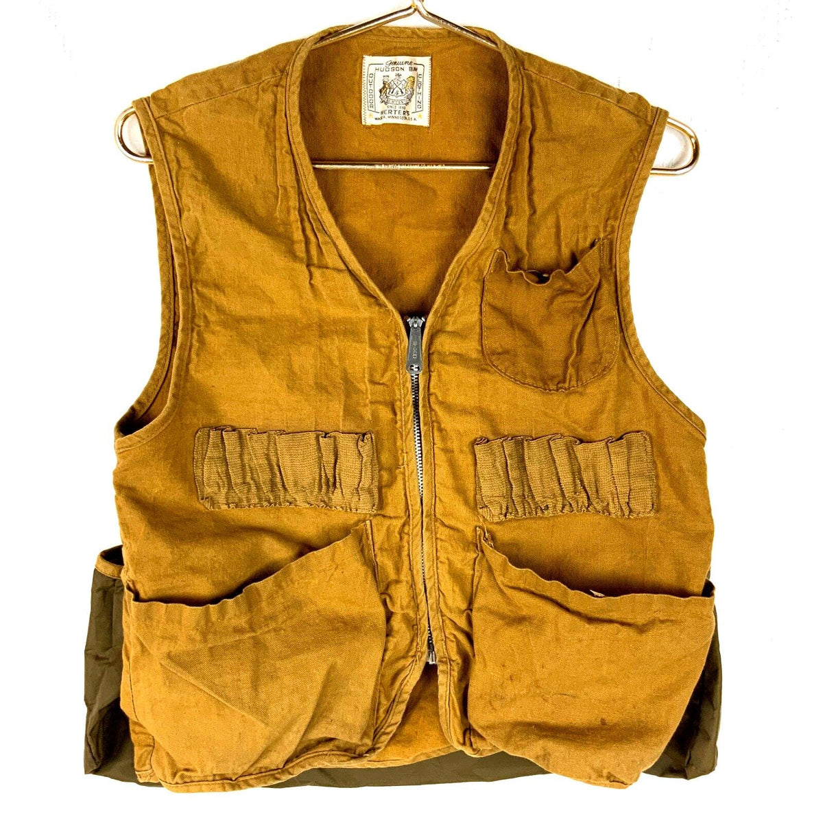 Vintage 197039s Hunting Vest XS Brown Full Zip Herters Hudson39s Bay Made In Usa Graphic Tee – Everyday Comfort · Must-Have Style