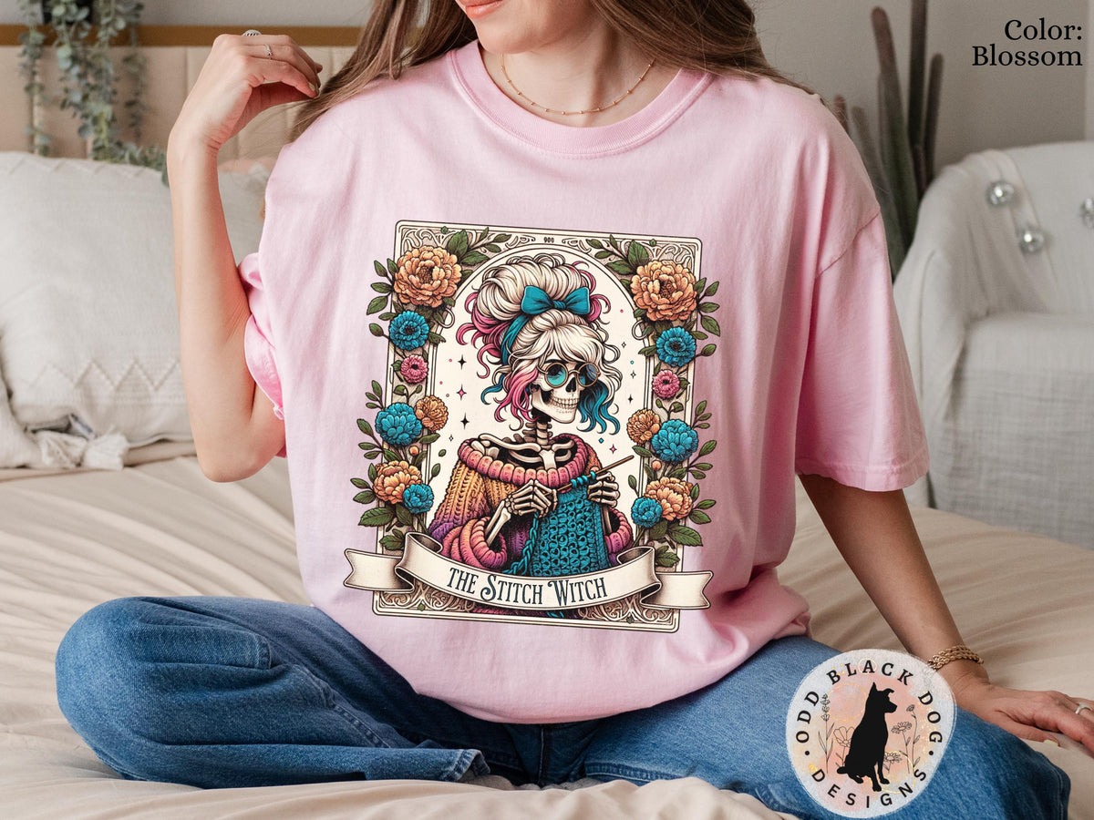 Tarot Card Cute Knitting TShirt Funny Knitting Tee Yarn Lover Shirt Crochet Tshirt Cute Knitting Shirt Witchy Crochet Lover Gift Shirt Graphic Tee – Aesthetic Look · Must-Have Style
