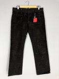 Size 33x37 Japanese Brand ABAHOUSE Black Denim Jean Abahouse Zipper Pant Abahouse Straight Cut Jean Pants Casual W33 Graphic Tee – Aesthetic Look · Trending Graphic Apparel