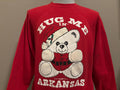 Vintage 80s Hug Me In Arkansas Santa Claus Teddy Bear Crewneck Sweatshirt XL Sweatshirt – Cozy Vibes · Trending Graphic Apparel