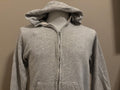 Vintage 80s Plain Blank Grey Zip Up Hoodie L Hoodie – Bold Style · Top Pick For Any Outfit