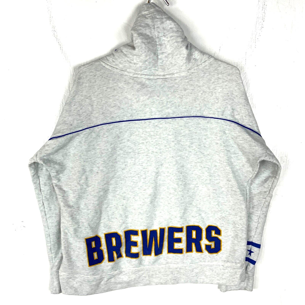 Milwaukee Brewers Victoria39s Secret Pink Women39s Sweatshirt Large Gray Mlb Sweatshirt – Easygoing Wear · High-Quality Print