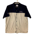 Harley Davidson Work Shirt Size Large Brown Short Sleeve Button Up Graphic Tee – Soft Feel · Trending Graphic Apparel
