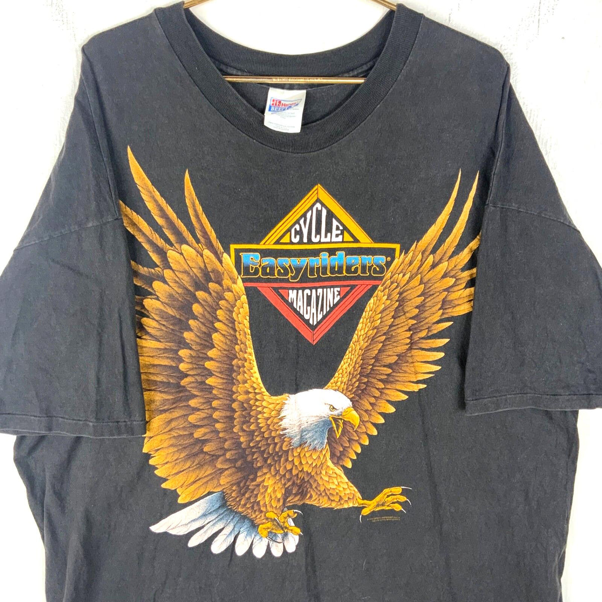 Vintage Easyriders Magazine TShirt 3XL Black 1995 Single Stitch Eagle Graphic Tee – Warm & Stylish · High-Quality Print