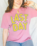 Last Day of School Teacher TShirt with Cute Retro Aesthetic End of School Class Dismissed Shirt Matching Kindergarten or First Grade Crew Graphic Tee – Aesthetic Look · Trending Graphic Apparel