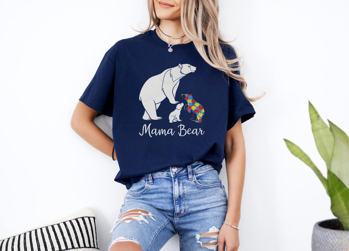 Autism Mama Different Bear Shirt Autism Awarenes Tee Autism Mom TShirt Autism Mom Gift Autism Tee Autism Mother Shirt Autism Month Tee Graphic Tee – Cozy Vibes · Top Pick For Any Outfit