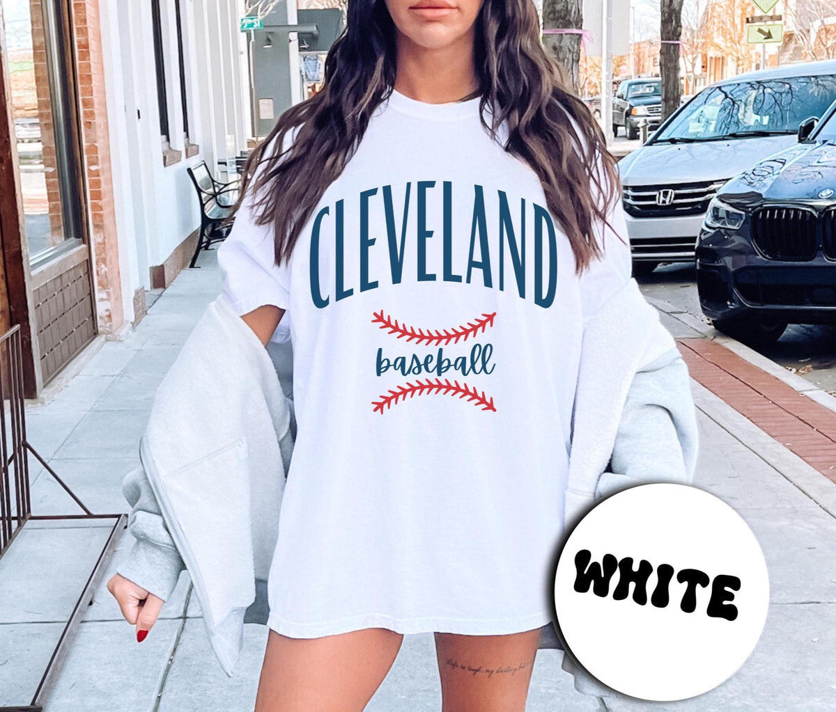 Cleveland Baseball Crewneck Trendy Baseball Shirt for Cleveland Sports Fan Tshirt Unisex Cleveland Baseball Gift for Game Day Graphic Tee – Cozy Vibes · Perfect For Daily Wear