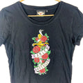 Harley Davidson Motorcycles Women39s TShirt Large Black Rhinestone Dagger Graphic Tee – Premium Graphic · Perfect For Daily Wear