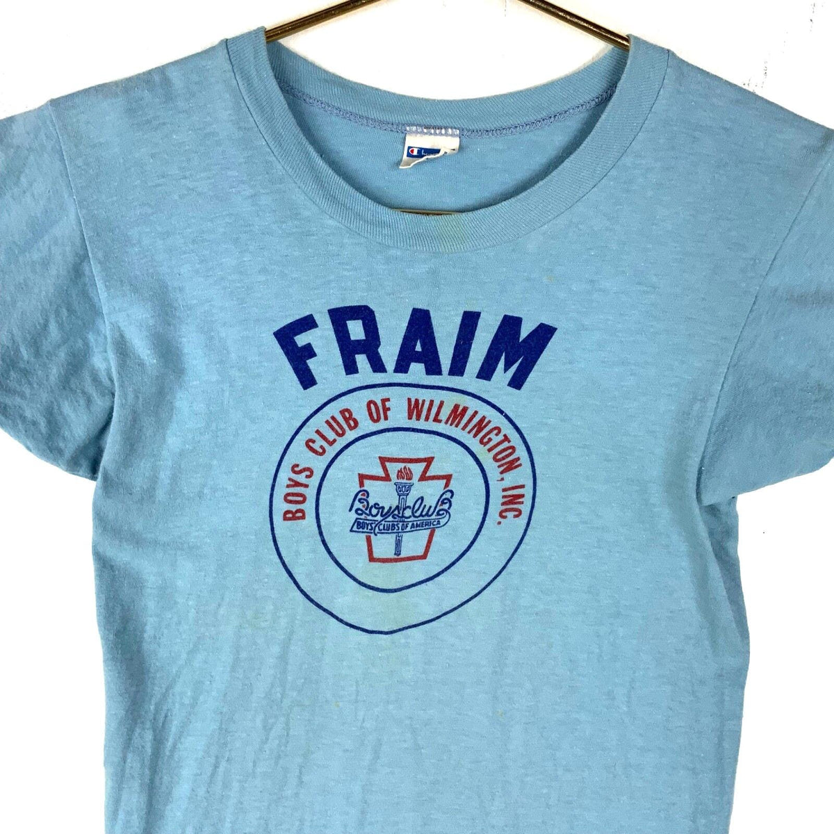 Vintage Champion TShirt Size Small Blue Single Stitch Fraim Boy Scout Club 70s Graphic Tee – Soft Feel · Trending Graphic Apparel