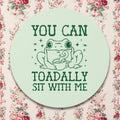 Funny Frog Lover Sticker with Positive Affirmation Cute Animal Lover Gift for Coffee Lover Nostalgic 90s or Early 2000s Aesthetic Frog Graphic Tee – Bold Style · Trending Graphic Apparel