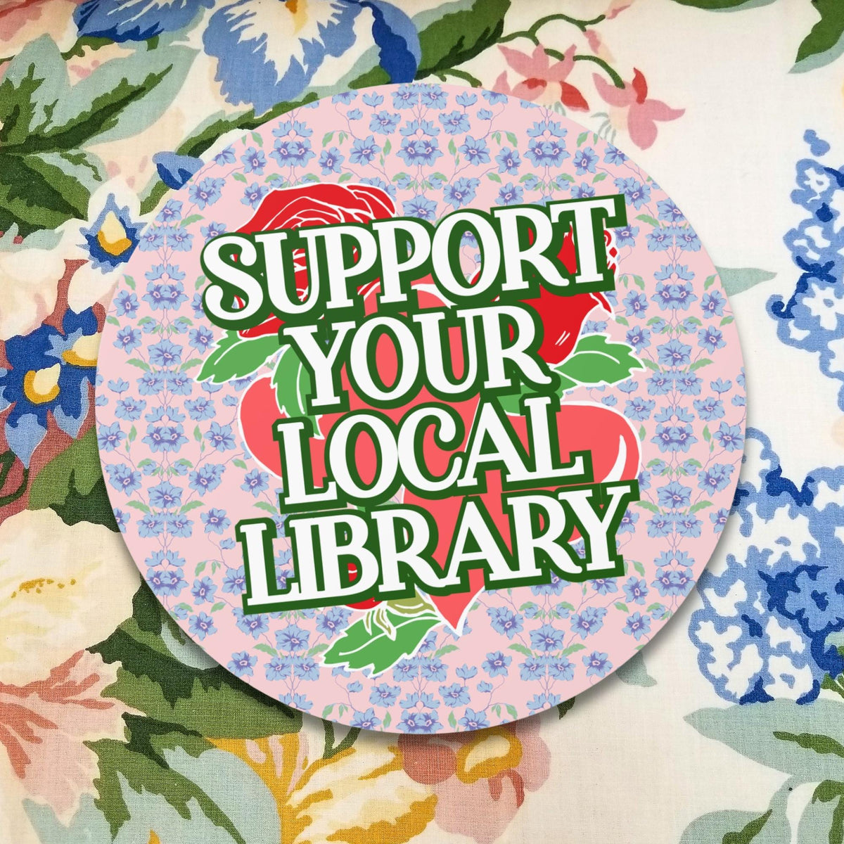 Support Your Local Library Cute Bookish Sticker for Librarian Mom Who Loves Books Classic Literature Professor Sticker Librarian Gift Graphic Tee – Premium Graphic · Trending Graphic Apparel