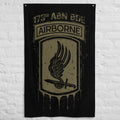 US Army 173rd Airborne Brigade Flag ONE SIDED Wall Flag Graphic Tee – Everyday Comfort · Perfect For Daily Wear
