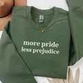 Pride and Prejudice LGBTQ Sweatshirt Book Lover Cute Bookish Equal Rights Shirt Classic Literature Reader Cute Jane Austen Crewneck Sweatshirt – Cozy Vibes · Trending Graphic Apparel