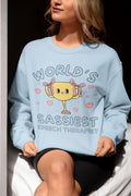 Speech Therapist Sweatshirt Cute Graduation Gift Speech Therapy Major Elementary School Speech Pathologist Present Teacher Appreciation Sweatshirt – Feel-Good Design · Perfect For Daily Wear