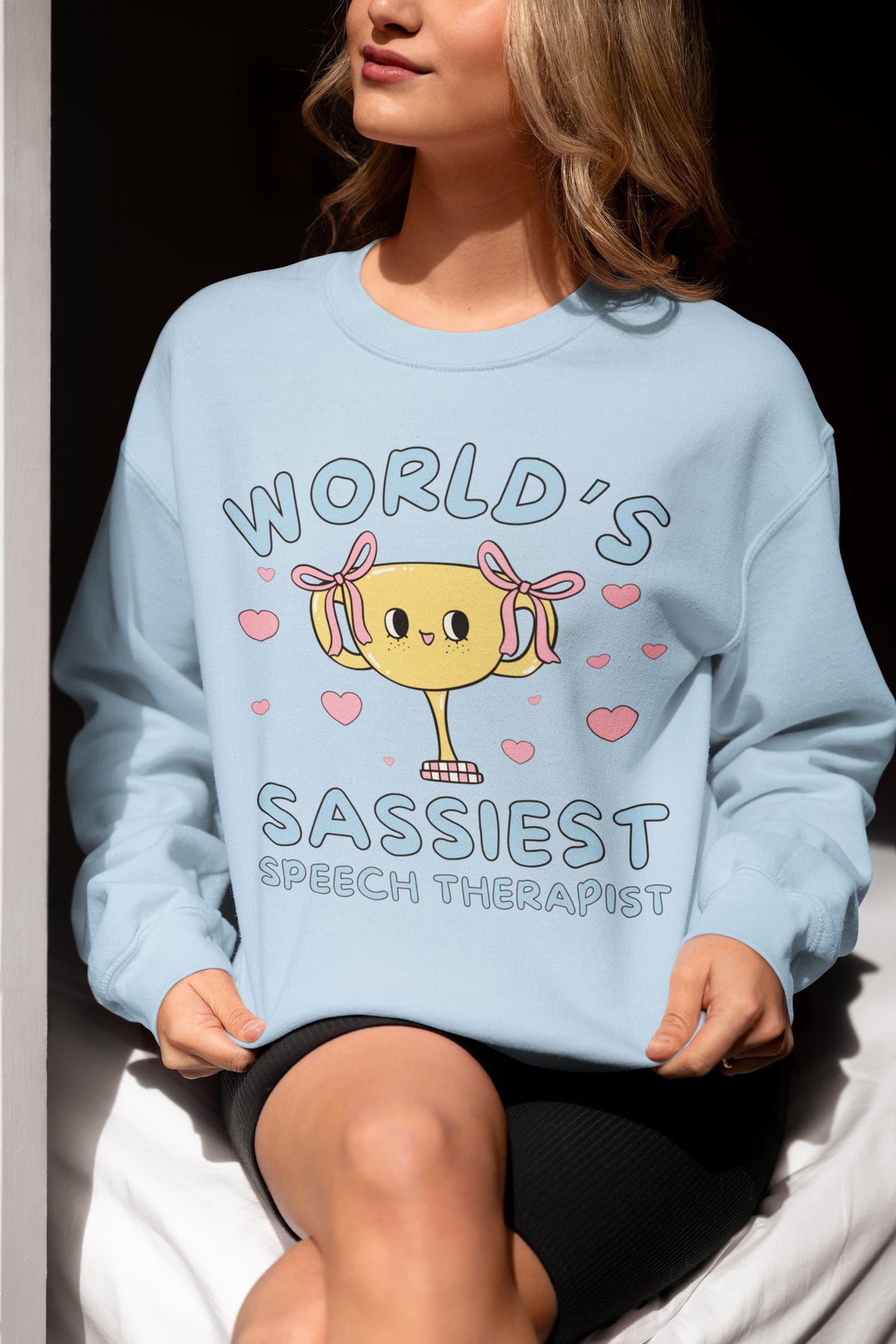 Speech Therapist Sweatshirt Cute Graduation Gift Speech Therapy Major Elementary School Speech Pathologist Present Teacher Appreciation Sweatshirt – Feel-Good Design · Perfect For Daily Wear