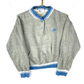 Vintage Nike 197039s Women39s Sweatshirt Crewneck Large Gray Snap Button Sweatshirt – Aesthetic Look · Trending Graphic Apparel