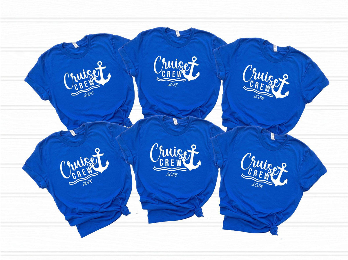 Cruise Crew 2025 Shirt Family Cruise Shirt Friends Cruise Shirt Cruise Crew Shirt Cruise Vacation Shirt Cruise Birthday Party Shirt Graphic Tee – Easygoing Wear · Great Gift For Fans