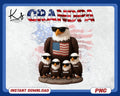 Patriotic Eagle Grandpa Dad Kids 3D Effect Png Papa Usa Flag Png Happy 4th July American Eagle Png Man Myth Legend Png Fathers Day Gift Graphic Tee – Feel-Good Design · Must-Have Style