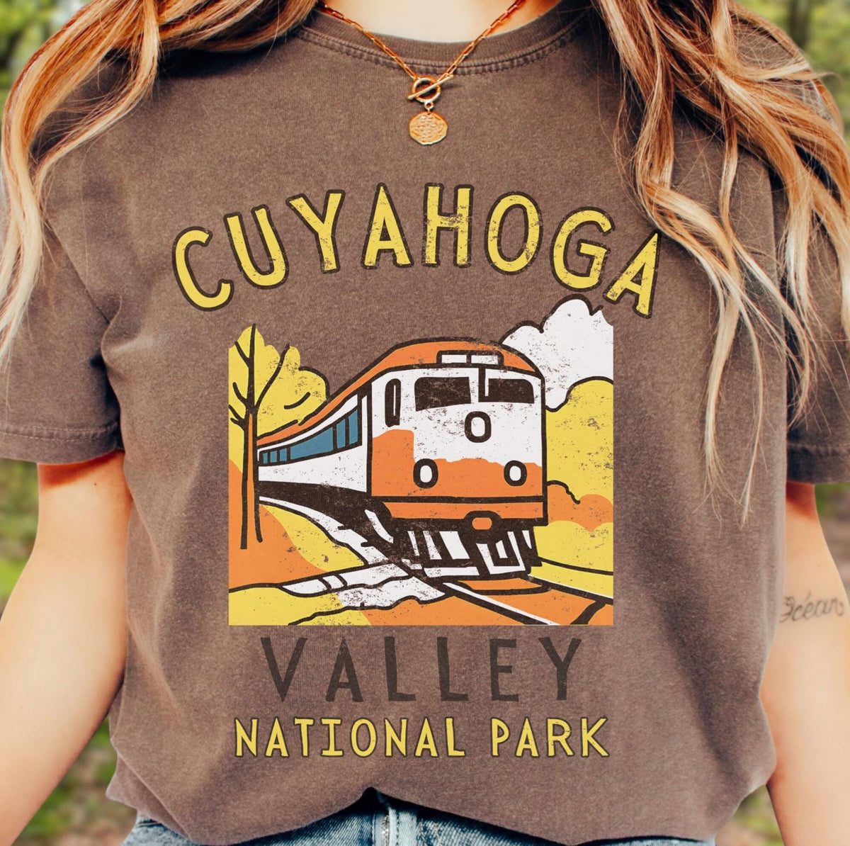Cuyahoga Valley National Park Train Tshirt Ohio Gift Tee Scenic Railroad Graphic Tee – Aesthetic Look · High-Quality Print