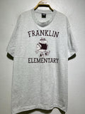 Vintage 90s Franklin Elementary School Mascot T Shirt Size L Vintage School Tee Rare Educational Collectible Graphic Graphic Tee – Warm & Stylish · Trending Graphic Apparel