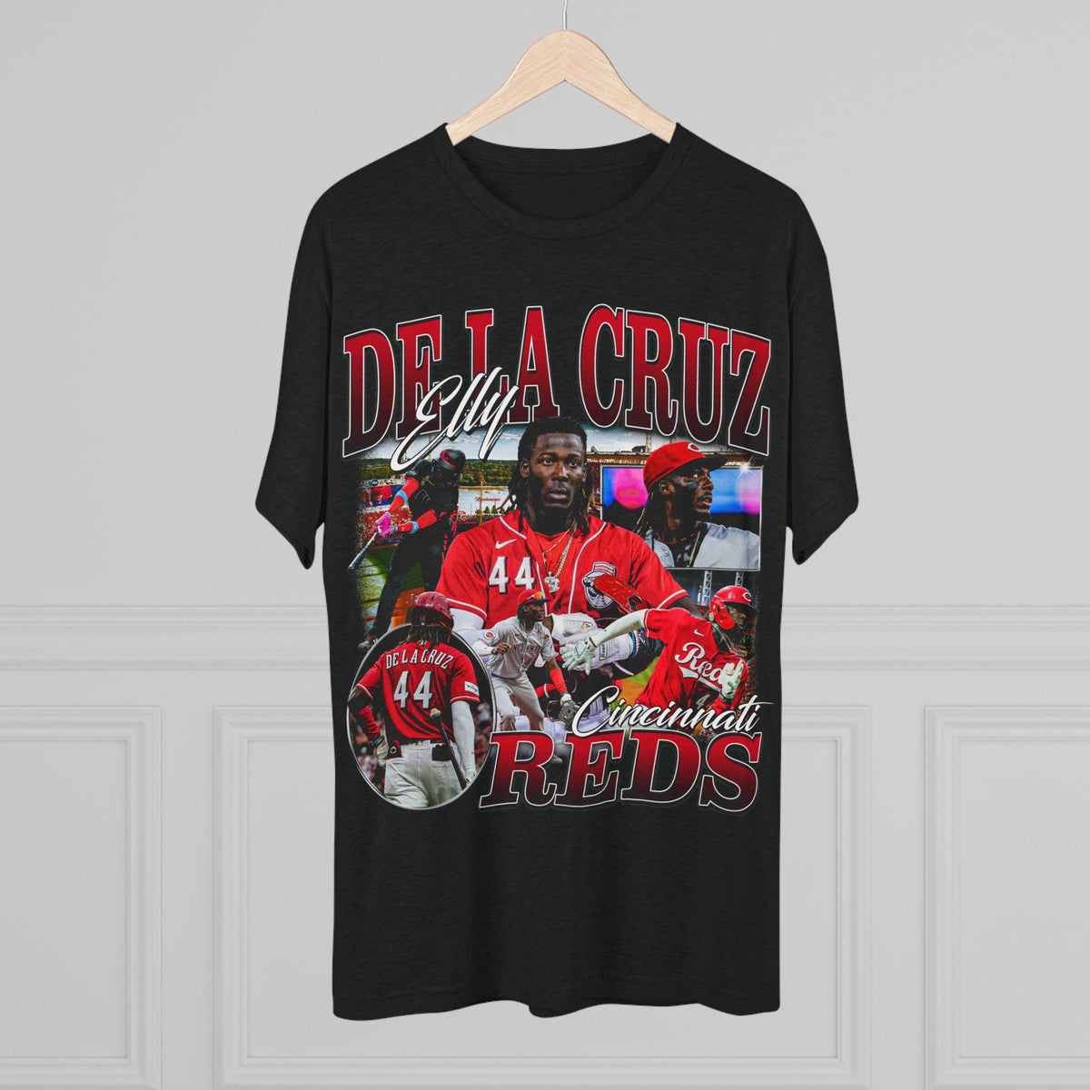 Vintage Style Elly De La Cruz T Shirt Retro Reds Baseball Tee Unisex Soft Fit Graphic Tee – Soft Feel · Perfect For Daily Wear