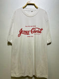 Vintage 90s Jesus Christ quotHe39s the real thingquot Parody Tee XL Graphic Tee – Easygoing Wear · Top Pick For Any Outfit