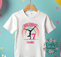 7th Birthday Tshirt Girl Who Loves Gymnastics Handstand Party Tee I am 7 Shirt Girls Gymnast t shirt Personalised Birthday Top 1249 Graphic Tee – Soft Feel · High-Quality Print