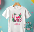2nd Birthday t shirt Two Wild Shirt Personalised Birthday Gift 2 Year Old Jungle Theme Tee Girls Party T Shirt I am Two Outfit 1235 Graphic Tee – Cozy Vibes · Trending Graphic Apparel