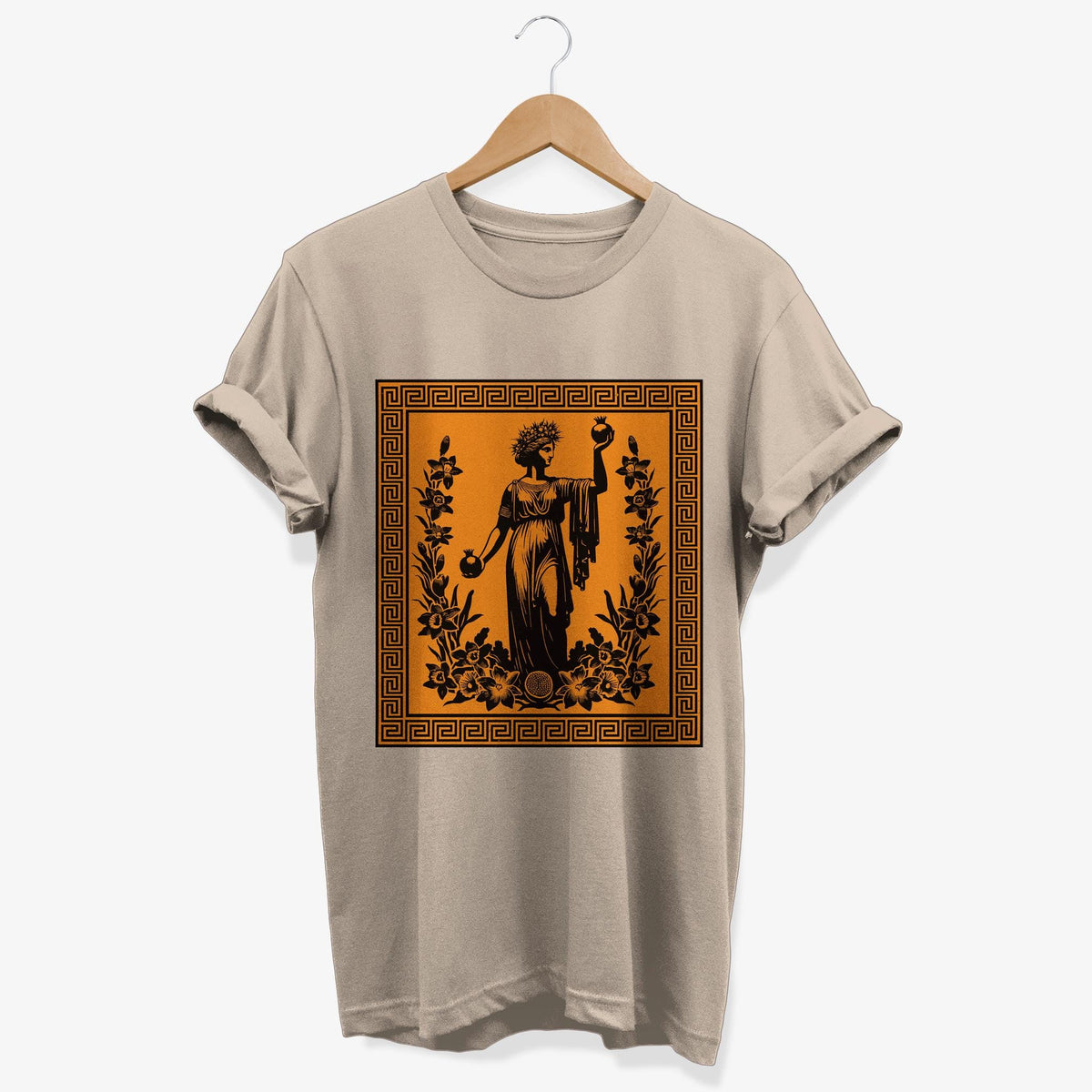Persephone Greek Mythology T Shirt Spring Goddess Graphic Tee Ancient Greece Outfit Graphic Tee – Bold Style · High-Quality Print