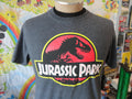 Jurassic Park Gray T Shirt M Graphic Tee – Premium Graphic · High-Quality Print