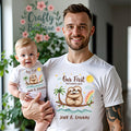 Our First Fathers Day I Love Daddy Gift Funny Newborn Baby Gift Personalised Baby Grow New Dad Vest Sloth Baby Romper Sleepsuit 1223 Graphic Tee – Fan Favorite · Great Gift For Fans