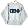 Vintage Champion Reverse Weave Sweatshirt Large Gray Pi Beta Phi Fraternity 90s Sweatshirt – Feel-Good Design · Perfect For Daily Wear