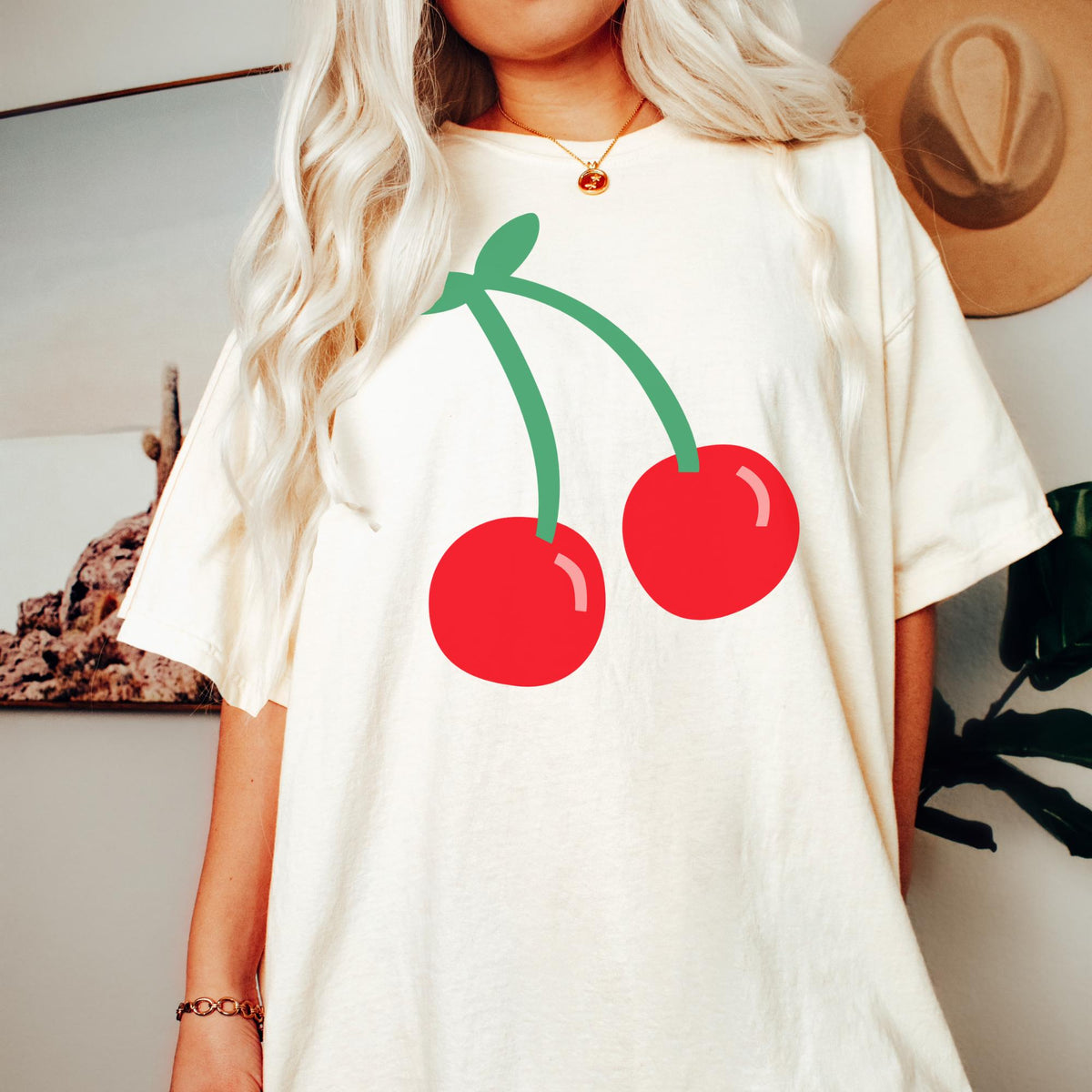 Cherries Shirt Cherry Shirt Cherry Shirt Fruit Shirt Trending Oversized Tee Oversized Cherries Tee Fruit Tee Graphic Tee – Easygoing Wear · Top Pick For Any Outfit
